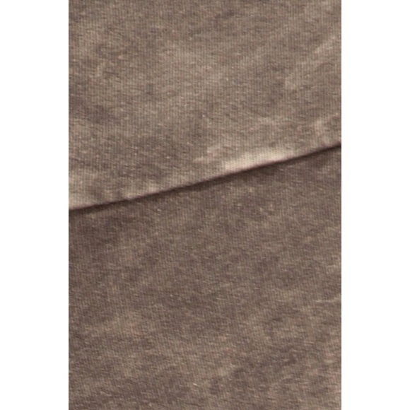 Desert Taupe Mineral Wash French Terry Flared Bell Bottom Pull On Pants Pockets - Picture 4 of 5